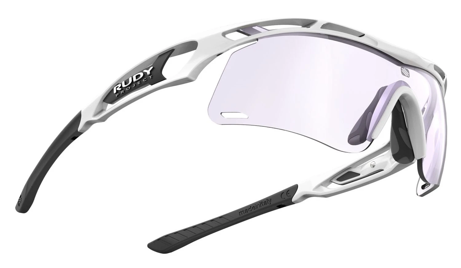 Rudy Project Tralyx+ Slim Sportbrille - White Gloss/ImpactX Photochromic 3 Rudy Project Tralyx+ Slim Sportbrille - White Gloss/ImpactX Photochromic – Bild 3