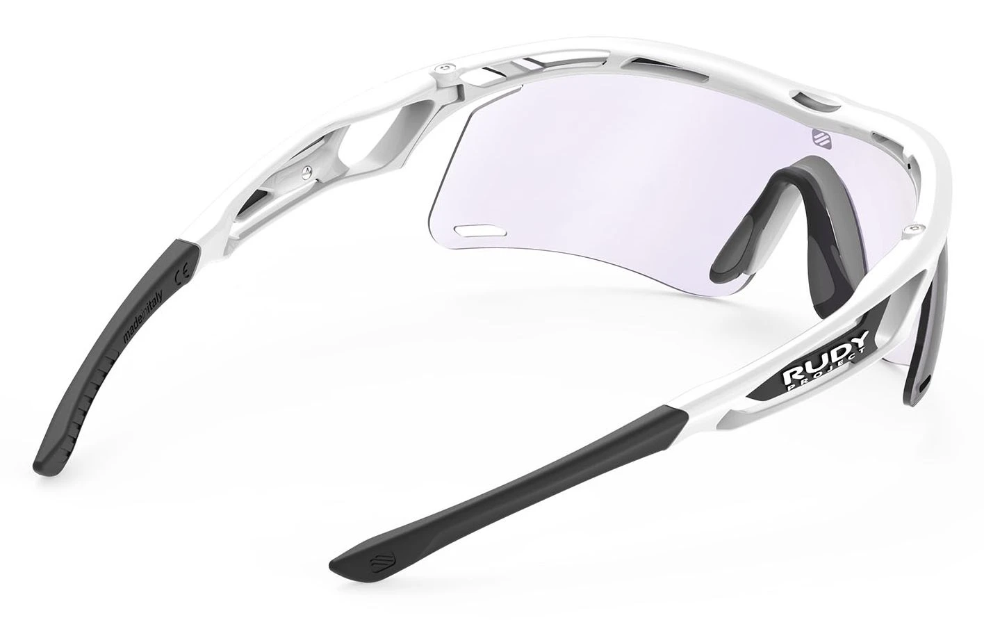 Rudy Project Tralyx+ Slim Sportbrille - White Gloss/ImpactX Photochromic 5 Rudy Project Tralyx+ Slim Sportbrille - White Gloss/ImpactX Photochromic – Bild 5