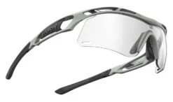 Rudy Project Tralyx+ Slim Sportbrille - Light Grey Matte/ImpactX Photochromic -Fahrradausrüstungs Geschäft SP787897 0000 Rudy Project Tralyx slim sportbrille small light grey matte impactx photochromic 2 laser black smoke 3
