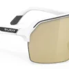 Rudy Project Spinshield Air Sportbrille - White Matte / Multilaser Gold