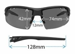 TIFOSI Crit Sportbrille-mat Smoke/Smoke Fototec -Fahrradausrüstungs Geschäft Tifosi Zubehoer crit fit 5
