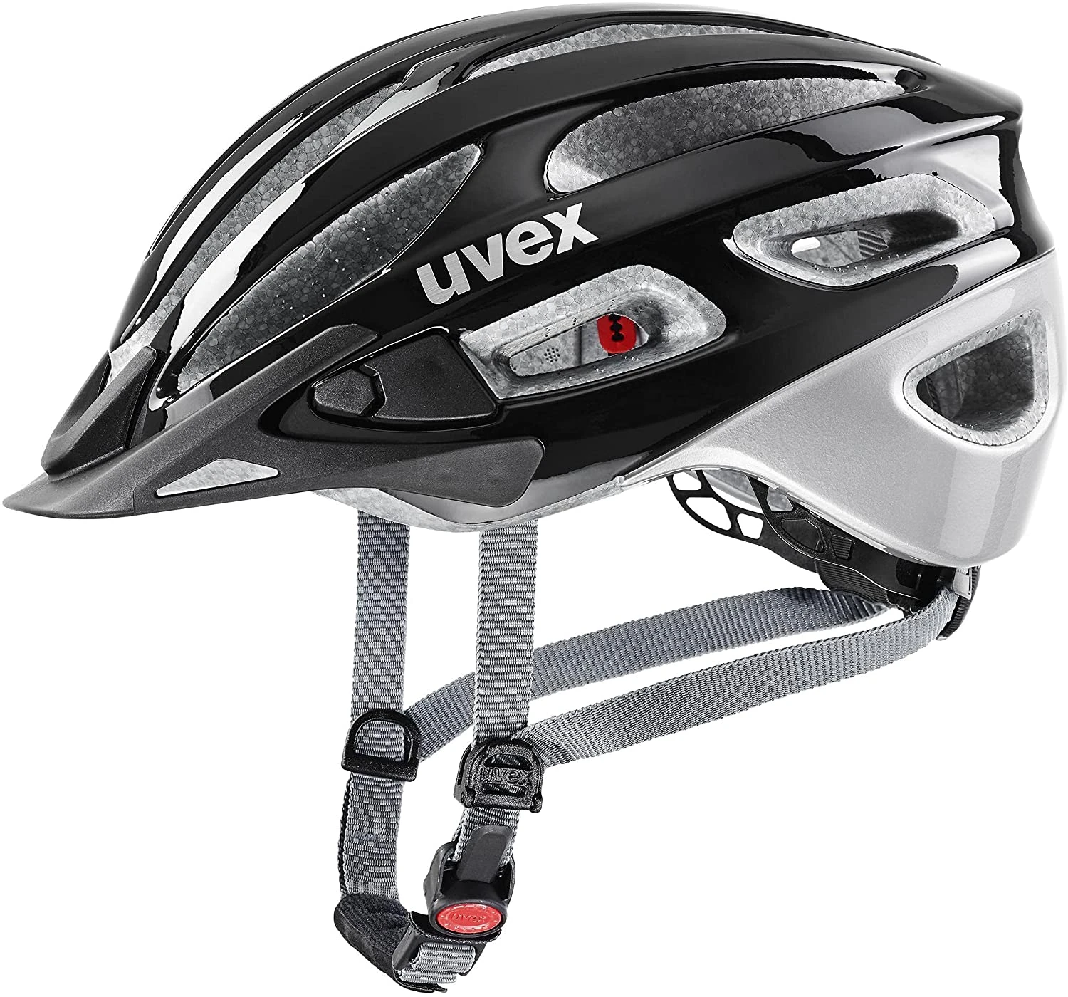 Uvex True Fahrradhelm - Black-silver 1 Uvex True Fahrradhelm - Black-silver