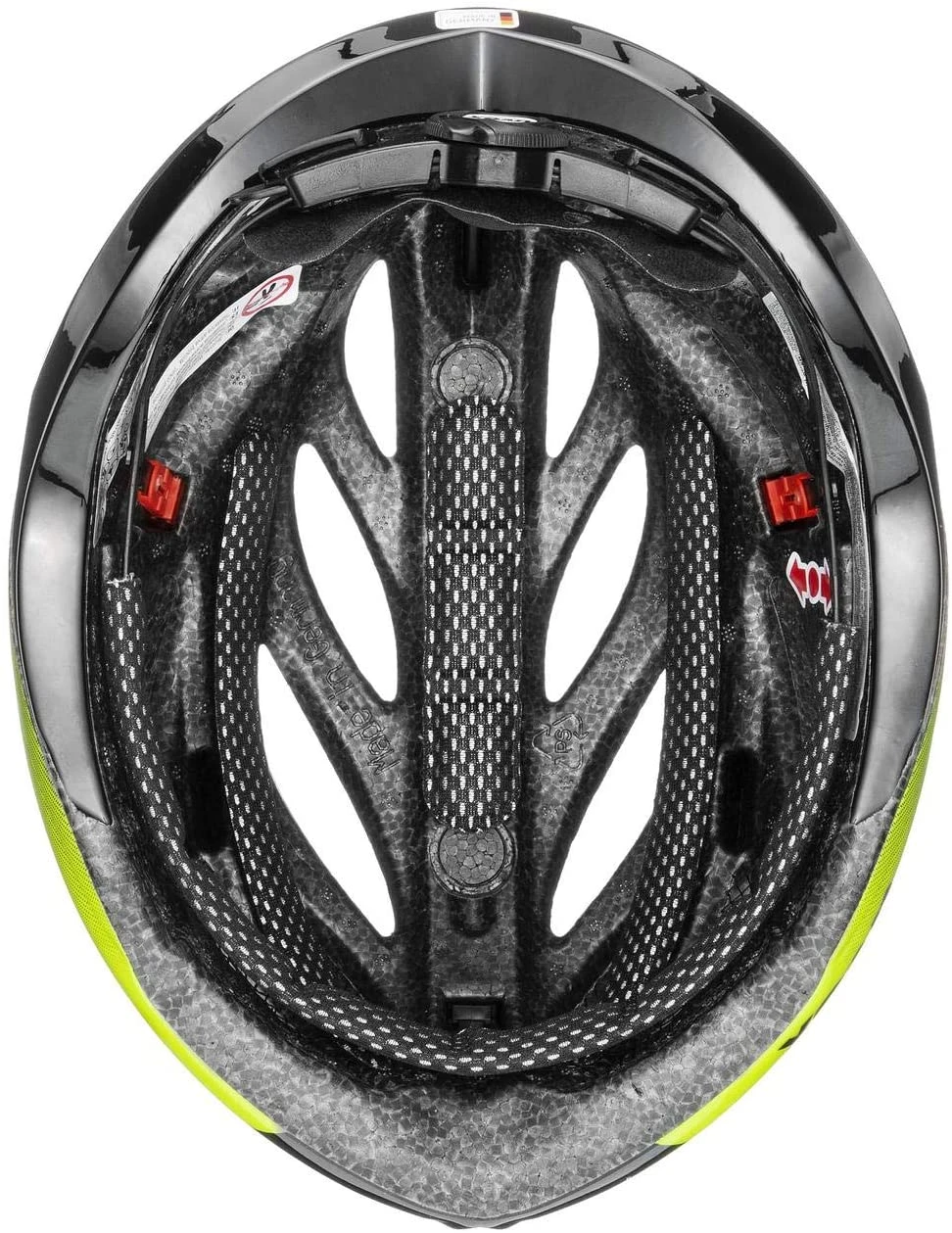 Uvex Boss Race Rennradhelm - Black - Lime 4 Uvex Boss Race Rennradhelm - Black - Lime – Bild 4