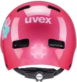 Skaterhelm Uvex Kid 3 - Pink Flower -Fahrradausrüstungs Geschäft uvex fahrradhelm kid 3 kinderhelm pink flower 3