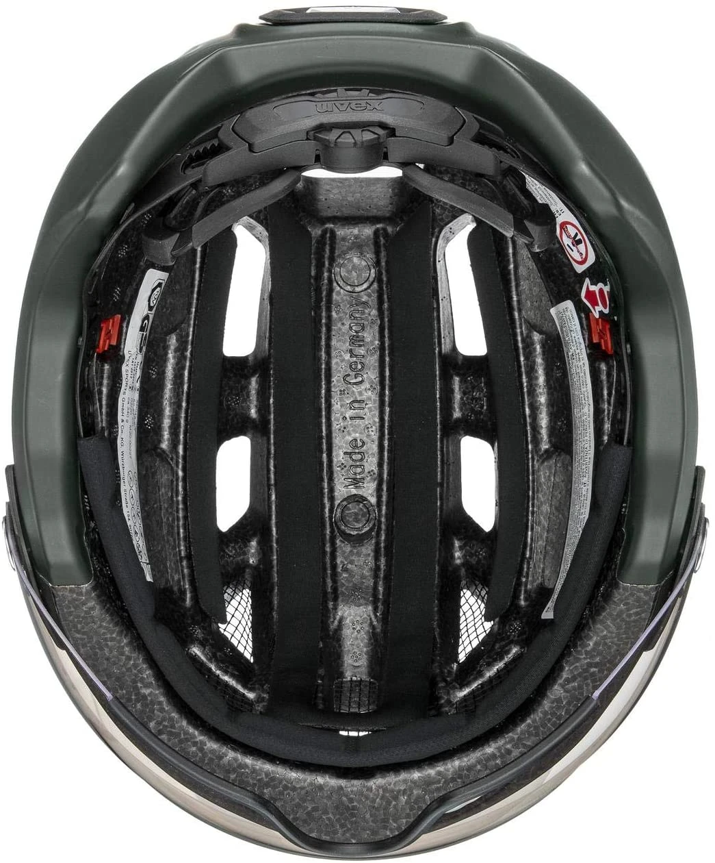 Uvex Finale Visor Visier Fahrradhelm - Forest Mat 7 Uvex Finale Visor Visier Fahrradhelm - Forest Mat – Bild 7