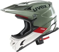 Uvex HLMT 10 Bike Full Face Helm - Moos Green-sand