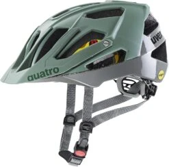 Uvex Quatro Cc MIPS Mountainbike Helm - Moos Green Rhino